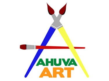 ahuva art logo design in austin tx by saba graphix logo designer